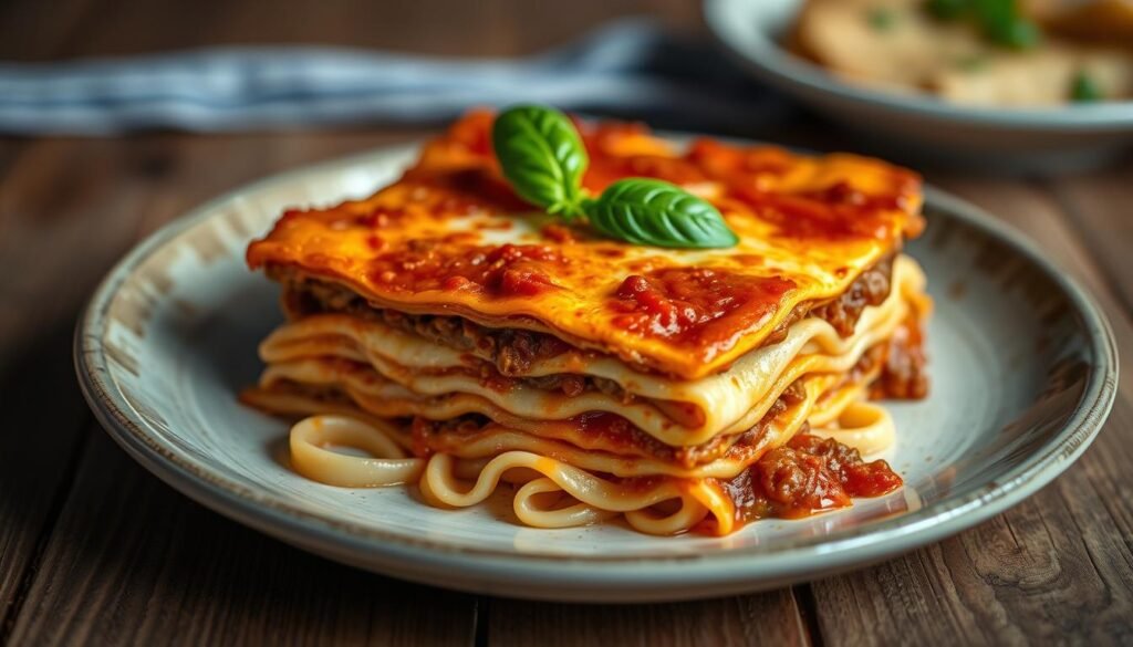 Bolognese lasagna