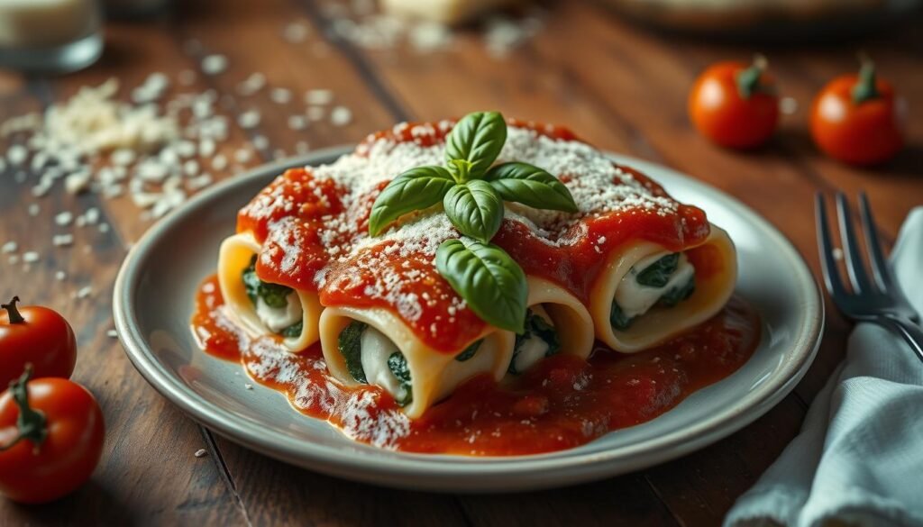 Cannelloni pasta dish