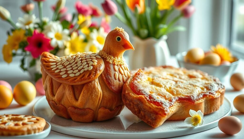 Easter desserts Colomba di Pasqua Pastiera Napoletana