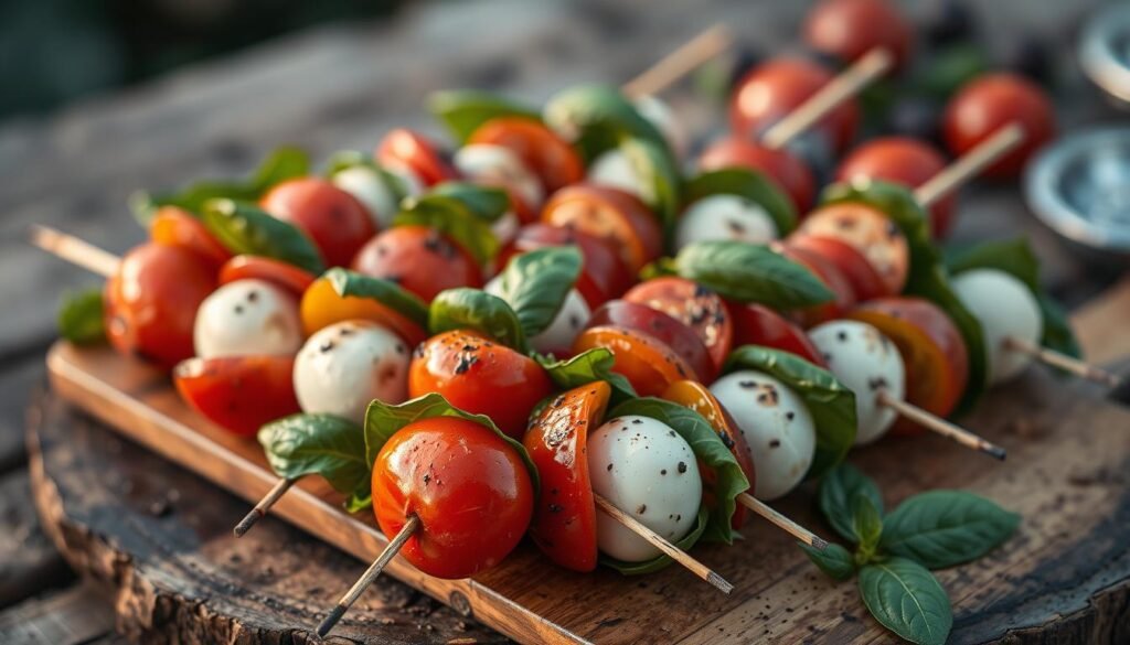 Grilled Caprese Salad Skewers