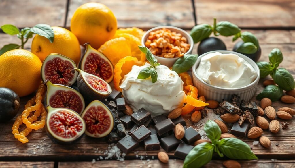 Ingredients in Southern Italian desserts