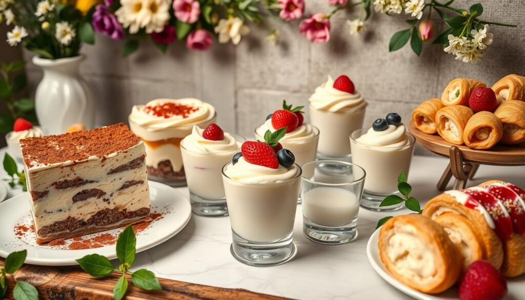 Italian Cream Desserts