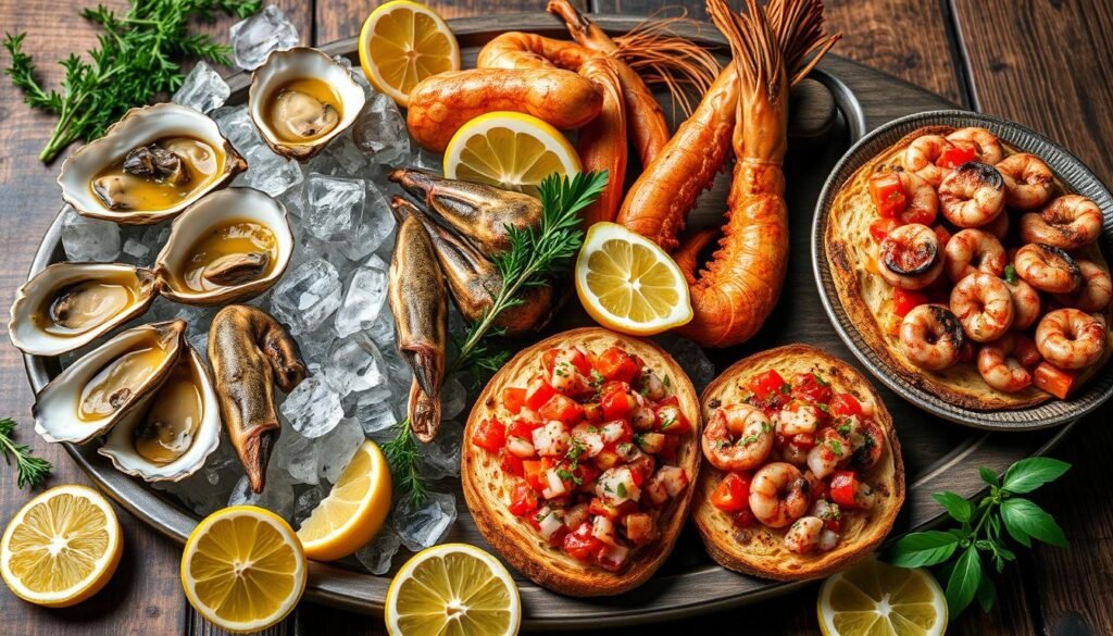 Italian Seafood Appetisers