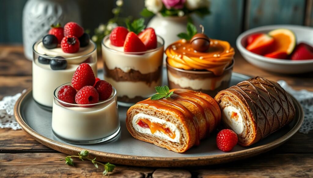 Italian pudding and desserts