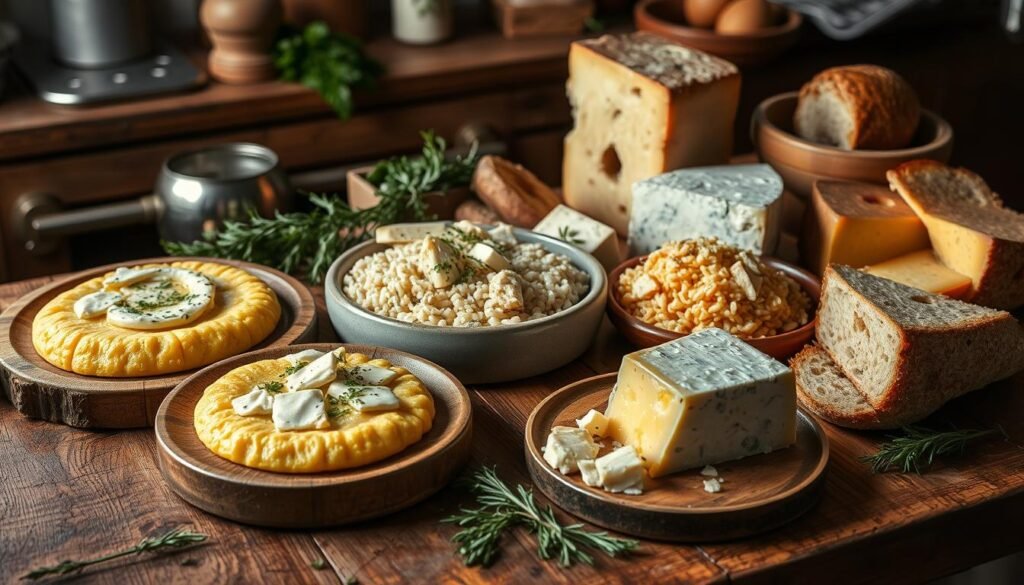 Northern Italian cheese-based dishes