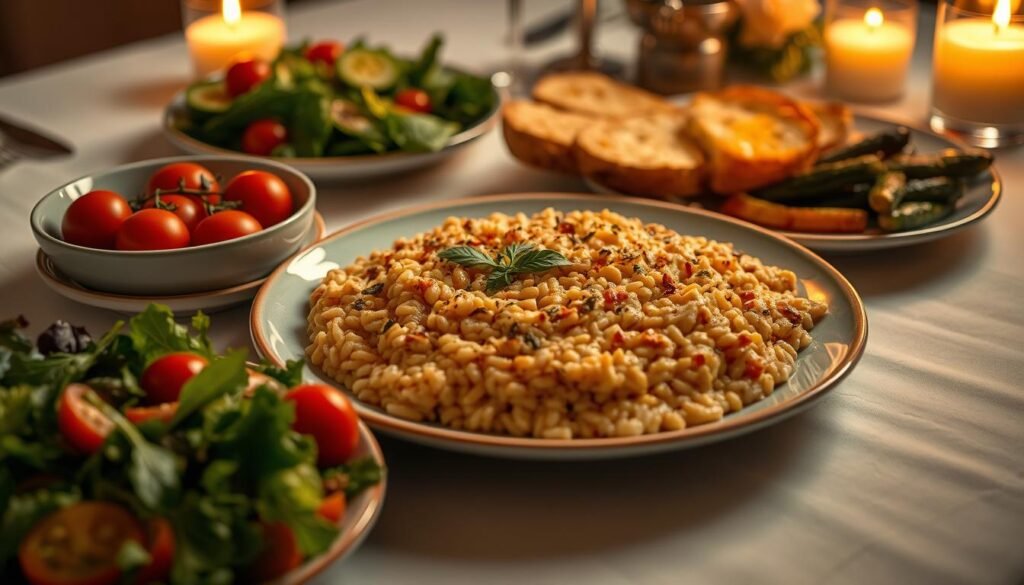 Risotto with Side Dishes