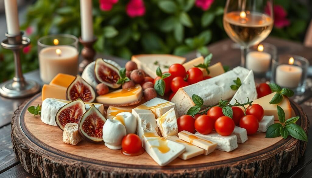 Romantic Italian Cheese Platter