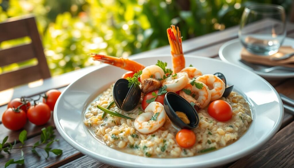 Summer Risotto with Fresh Seafood