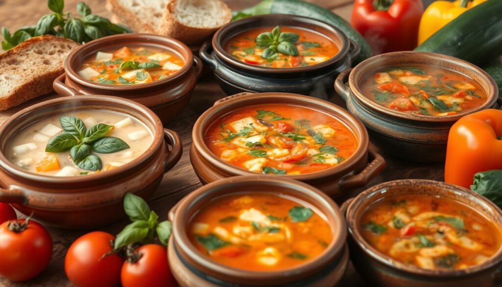 Vegetarian Italian soups