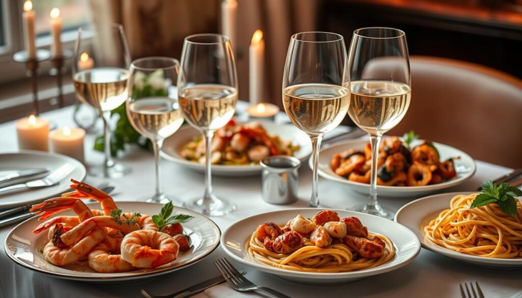 Wine Pairing for Seafood and Italian Dishes