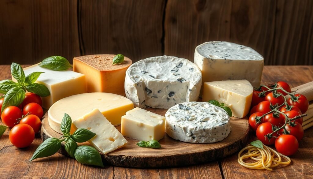 classic Italian cheeses