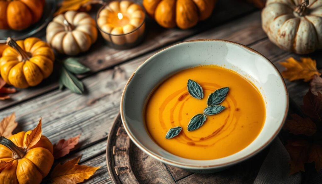 pumpkin and sage soup