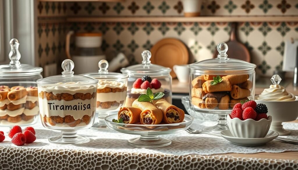 storing Italian desserts