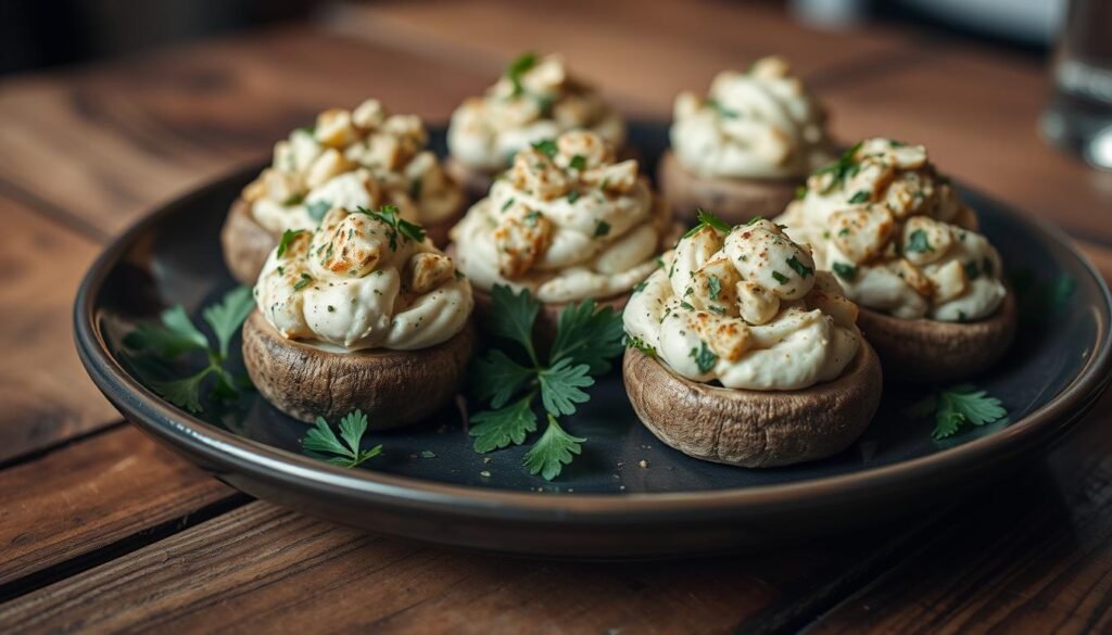 stuffed mushrooms