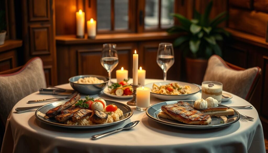 Romantic Central Italian Dinner Menus